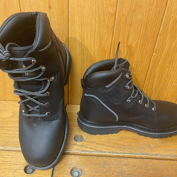 Timberland Pro Men's Industrial WATERPROOF Work Boot Black 33032 ALL SIZES - Picture 2 of 10